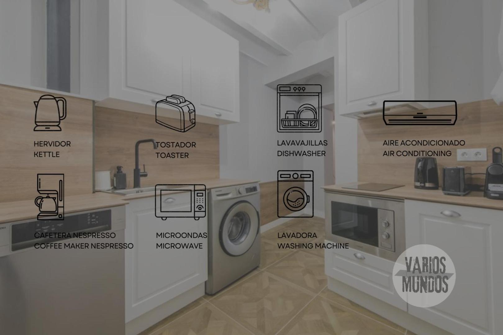 Confortable Apt Para 9Pax En El Centro De Madrid E3 Eksteriør bilde